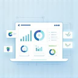 Simple analytics dashboard screen