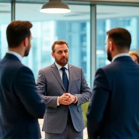 IT consultant advising a business team